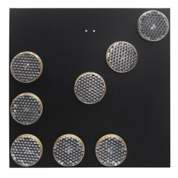 Panou sageata luminoasa LED - 8 lampi de 200 mm diametru - 2200 candele